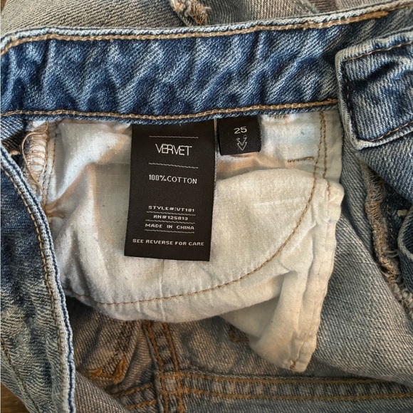 Vervet denim jean shorts size 25 - Picture 3 of 3